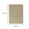 Papel para cartonagem Tipo Holler 1,3mm 8,5x11,5cm Marpax 10un