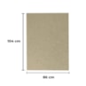 Papel para cartonagem Tipo Holler 1,3mm 86x104cm Marpax 01un