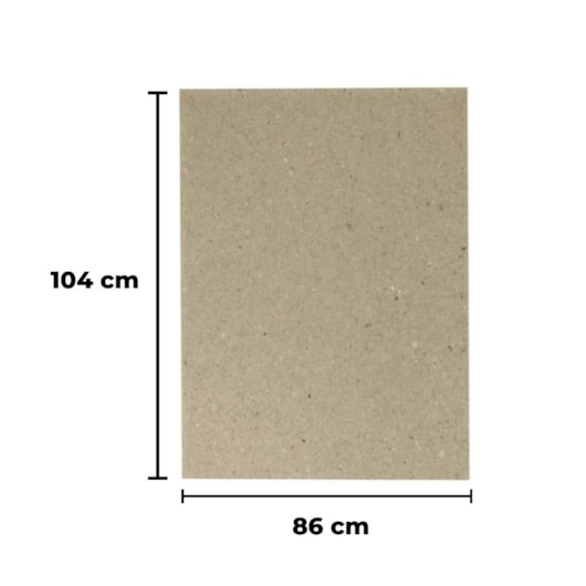 Papel para cartonagem Tipo Holler 1,3mm 86x104cm Marpax 01un Papel para cartonagem Tipo Holler 1,3mm 86x104cm Marpax 01un