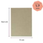 Papel para cartonagem Tipo Holler 1,7mm 11x15,5cm Marpax 10un