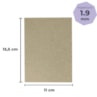 Papel para cartonagem Tipo Holler 1,9mm 11x15,5cm Marpax 10un