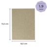 Papel para cartonagem Tipo Holler 1,9mm 8,5x11,5cm Marpax 10un