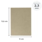 Papel para Cartonagem Tipo Holler 2,3mm 11X15,5cm com 10un