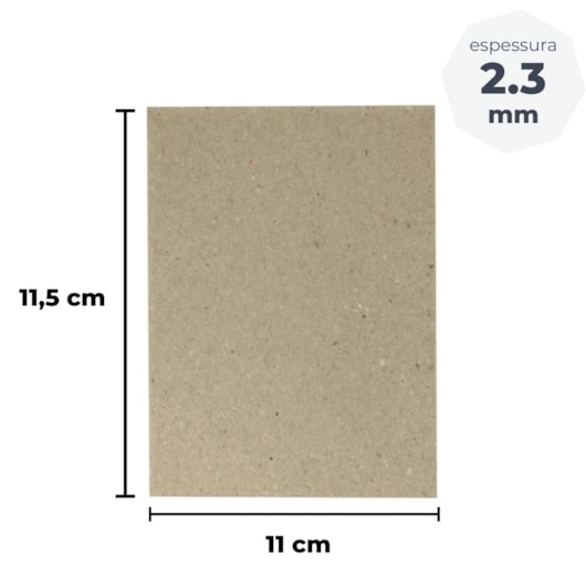 Papel para cartonagem Tipo Holler 2,3mm 11x15,5cm Marpax 10un Papel para cartonagem Tipo Holler 2,3mm 11x15,5cm Marpax 10un