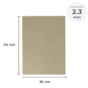 Papel para cartonagem Tipo Holler 2,3mm 18x24cm Marpax 10un