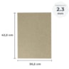 Papel para cartonagem Tipo Holler 2,3mm 30,5x42,5cm Marpax 10un