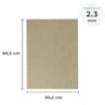 Papel para cartonagem Tipo Holler 2,3mm 86x104cm Marpax 01un