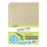 Papel Paraná para Cartonagem 1,5mm 26x34cm Marpax com 10un