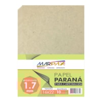 Papel Paraná para Cartonagem 1,7mm 16x22cm Marpax com 10un
