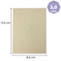Papel Paraná para cartonagem 2,0mm 8,5x11,5cm Marpax 10un