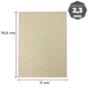 Papel Paraná para cartonagem 2,3mm 11x15,5cm Marpax 10un