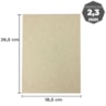 Papel Paraná para cartonagem 2,3mm 18,5x26,5cm Marpax 10un