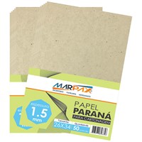 Papel Paraná para cartonagem Marpax 1,5mm 26x34cm 50UN