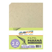 Papel Paraná para cartonagem Marpax 2,0mm 14x20,5cm 10un