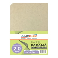 Papel Paraná para cartonagem Marpax 2,0mm 26x34cm 10un