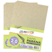 Papel Paraná para cartonagem Marpax 2,0mm A4 210x297mm 50UN