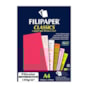 Papel Rosa Filicolor Lumi A4 210x297mm 180g Filipaper 20Fls