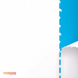 Papel Sulfite A4 75g Serrilhado em 2 Partes Marpax 100un