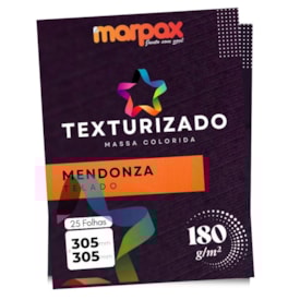 Papel Texturizado 180g 305X305mm Mendonza Telado MPX 25fls