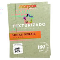 Papel Texturizado 180g 305X305mm Minas Gerais Telado 25fls