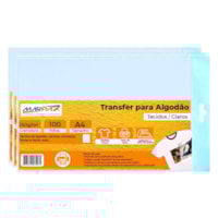 Papel Transfer Jato de Tinta A4 Tecidos Claros 150g 100fls