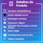 Papel Transfer para algodão A4 Tecidos Escuros Bright 25 Fls
