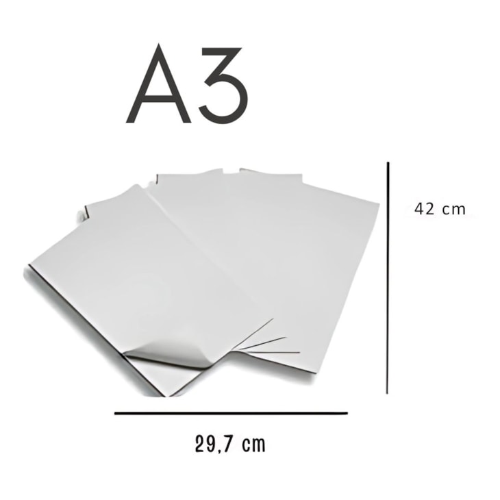 Papel Triplex 300g A3 297x420mm Premium Branco Marpax 10fls