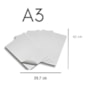 Papel Triplex 300g A3 297x420mm Premium Branco Marpax 10fls