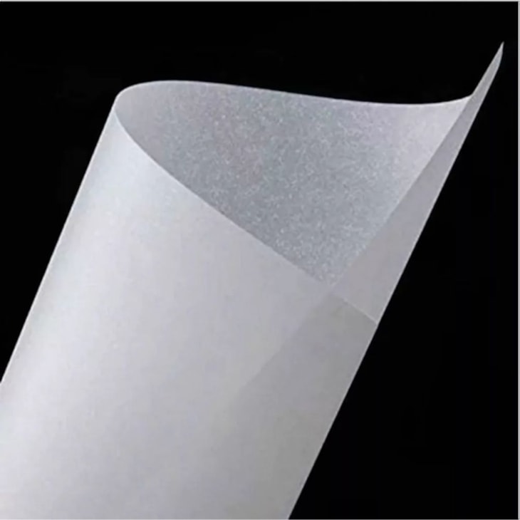 Papel Vegetal 180g 66X96cm Translúcido Artesanato com 5fls