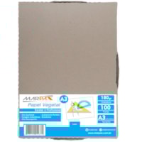 Papel Vegetal A3 297x420mm 180 g/m² Translúcido Pacote100fls