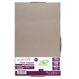 Papel Vegetal Ofício 216X355mm 180g/m² Translúcido 100fls