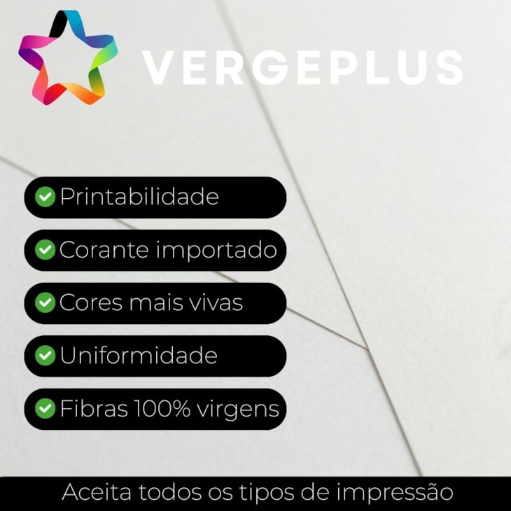 Papel Vergê Plus 80g 305x305mm Madrepérola Marpax 50fls