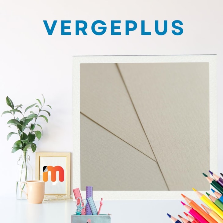 Papel Vergê Plus 80g A4 210x297mm Berilo Marpax com 50fls