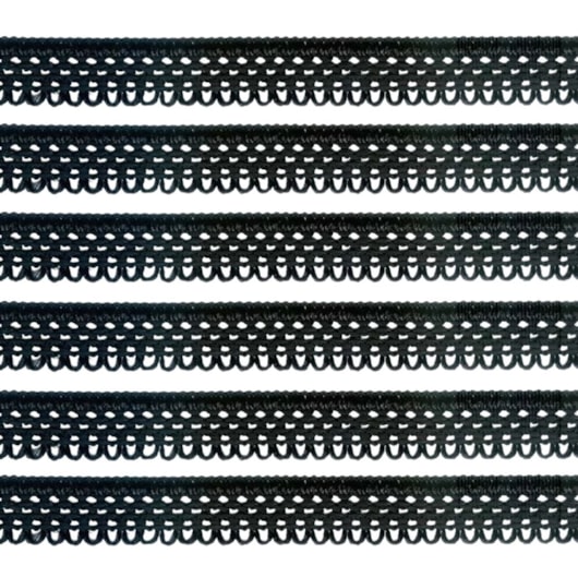 Passamanaria 7080 Preto Marpax 20mm x 10m