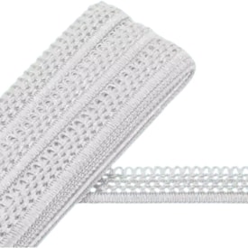 Passamanaria Branco de Viscose 7080 Marpax com 20mm x10m