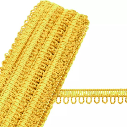 Passamanaria Ponto Curva 7000 Amarelo Ouro  Marpax 10mm x 10m
