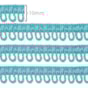 Passamanaria Ponto Curva 7000 Azul Celeste Marpax 10mm x 10m