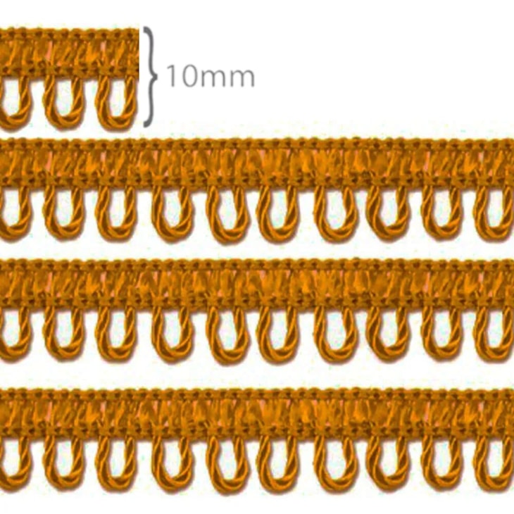 Passamanaria Ponto Curva 7000 Ouro Velho Marpax 10mm x10m