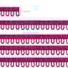 Passamanaria Ponto Curva 7000 Pink Marpax 10mm x 10m