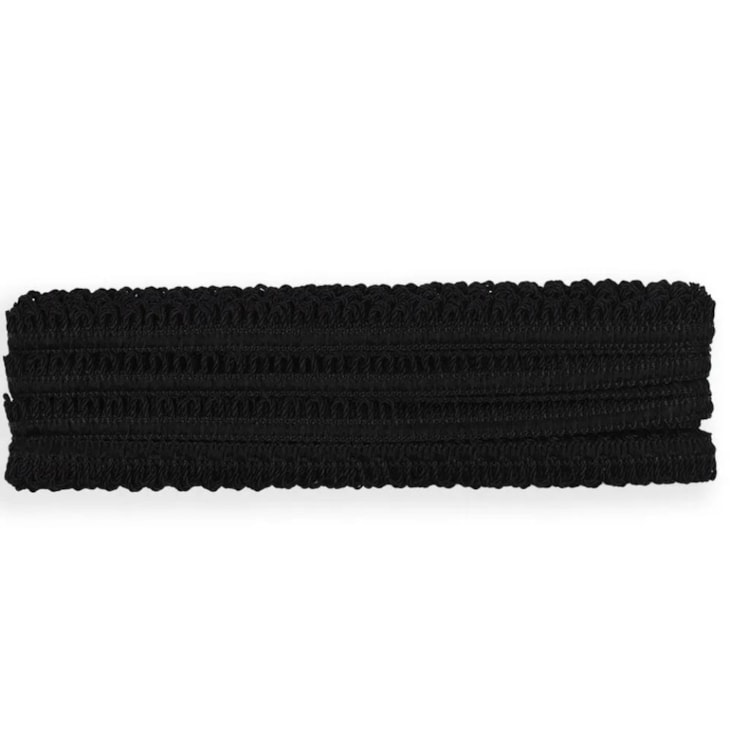 Passamanaria Ponto Curva 7000 Preto Marpax 10mm x 10m
