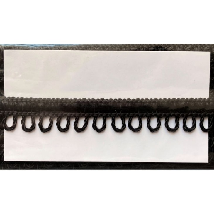 Passamanaria Ponto Curva 7000 Preto Marpax 10mm x 10m