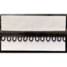 Passamanaria Ponto Curva 7000 Preto Marpax 10mm x 10m