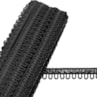 Passamanaria Ponto Curva 7000 Preto Marpax 10mm x 10m