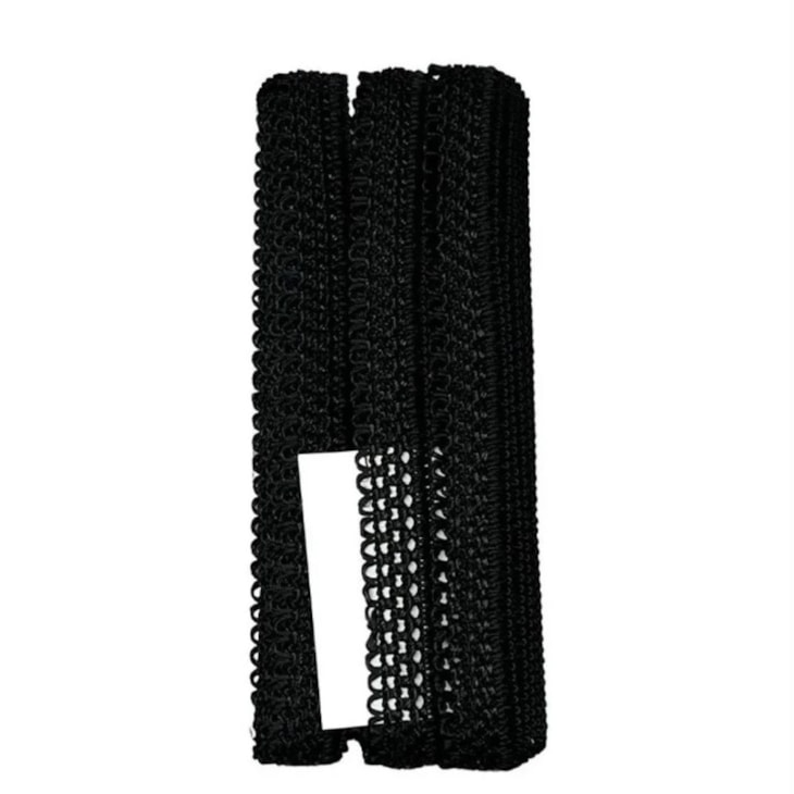 Passamanaria Preto de Viscose 7080 Marpax com 20mm x10m