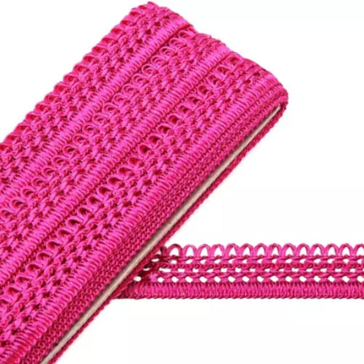 Passamanaria Rosa Pink Viscose 7080 Marpax com 20mm x10m