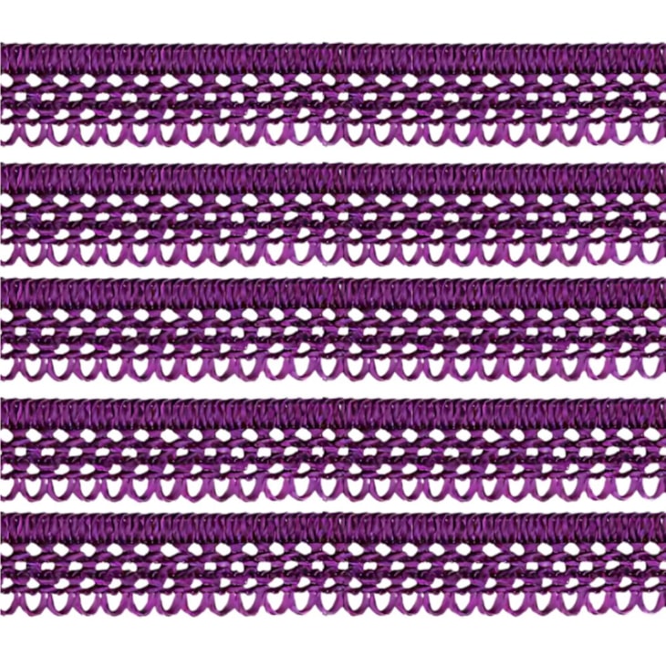 Passamanaria Roxo Liso Viscose 7080 Marpax com 20mm x10m