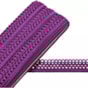 Passamanaria Roxo Liso Viscose 7080 Marpax com 20mm x10m