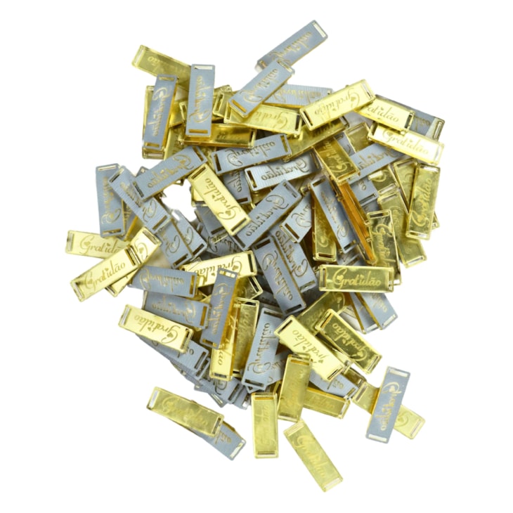 Passante para Cartonagem Acrílico Gratidão Marpax com 5un