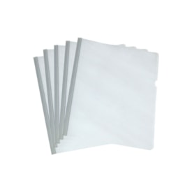 Pasta Canaleta Lisa A4 230x310mm Cristal ACP Pacote com 10un