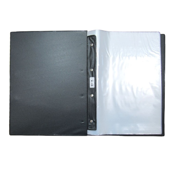 Pasta Catálogo A4 243X330mm Preta Visor 50 Envelopes 01un